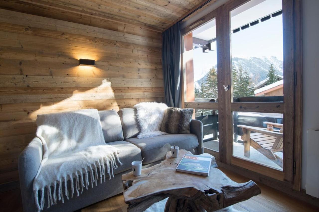 Les Brigues - Appartement Avec Vue Sur La Montagne Et Acces Aux Pistes Courchevel Bagian luar foto